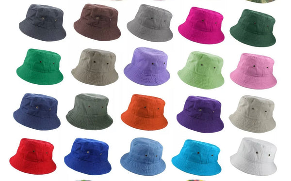 Custom Solid Bucket Hat